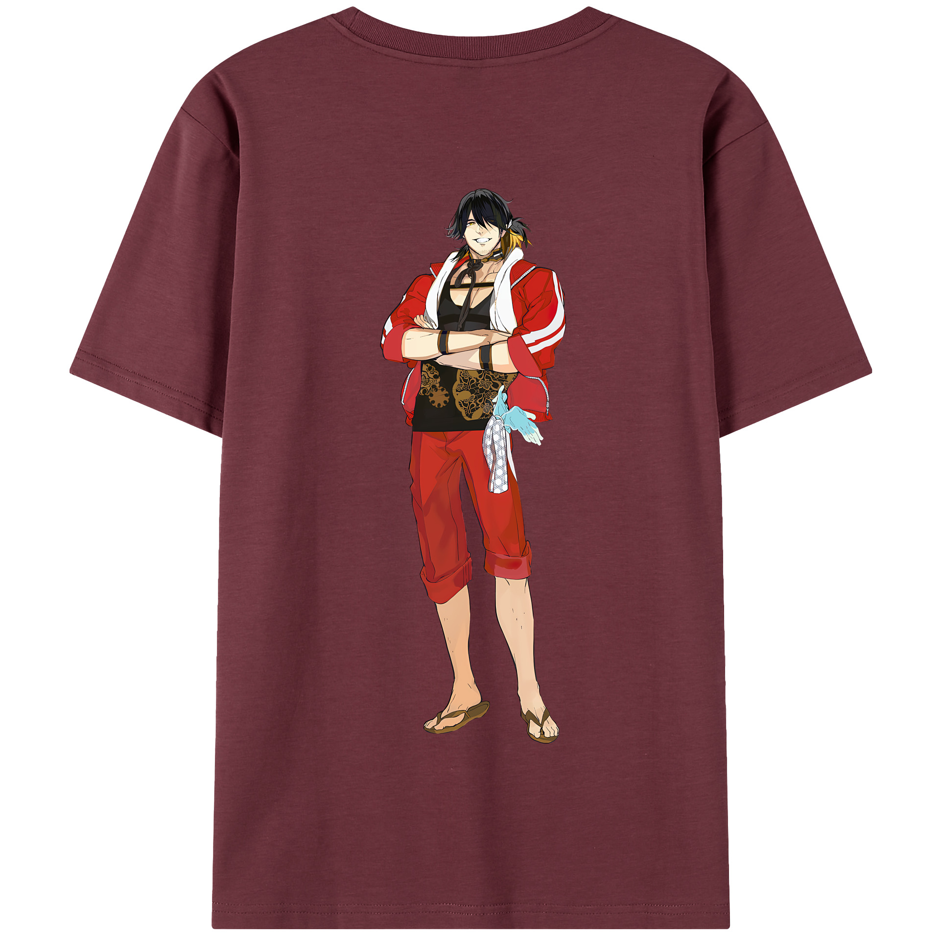 （画像用） 刀剣乱舞 Touken Ranbu 綿100％半袖Tシャツ（背面プリント）